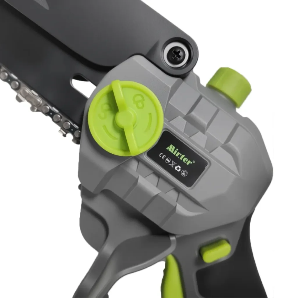 how tight should a mini chainsaw chain be? -Micter