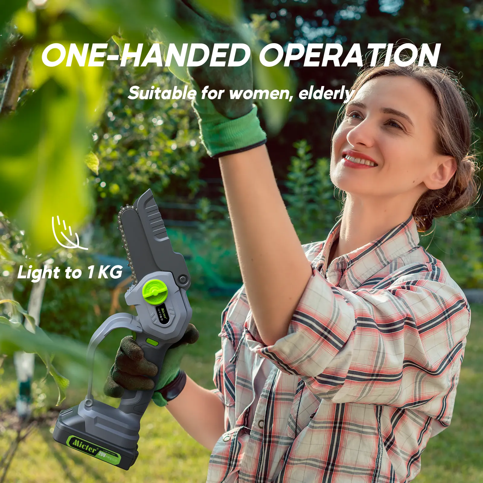 micter 6 inch mini chain saws cordless 2